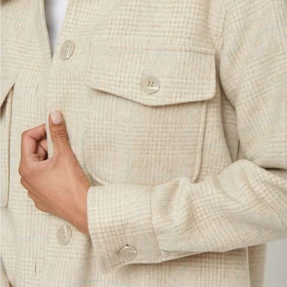 Dynamite Ivory Shacket - Picture 3 of 7